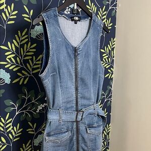 Rewash Blue Denim Mini Dress Size L